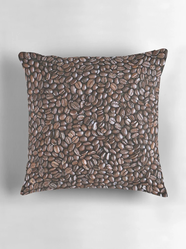 Thumbnail 3 of 4, Pillow, Coffee Beans [Roufxis-Rb] designed and sold by RoufXis.