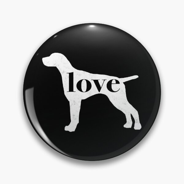 Item preview, German Shorthaired Pointer Dog Love - A Minimalist Distressed Vintage Style Design for Dog Lovers designed and sold by traciwithani.