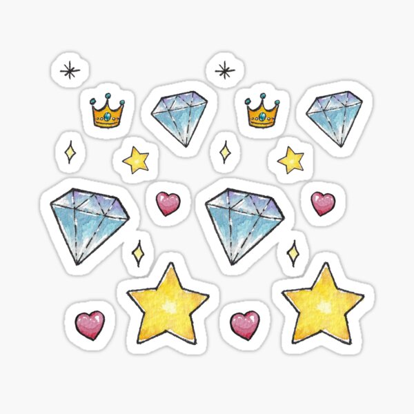 Blingbling Aquarell Sticker Mix Sticker