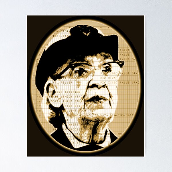 Item preview, Grace Hopper - COBOL  designed and sold by BagChemistry.