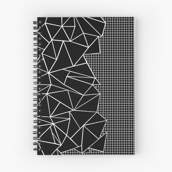 Item preview, Abstract Grid on Side Black designed and sold by ProjectM.
