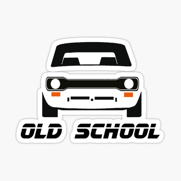 Autocollant de pare-chocs de fenêtre de voiture classique Ford Escort MK1 Retro Sticker