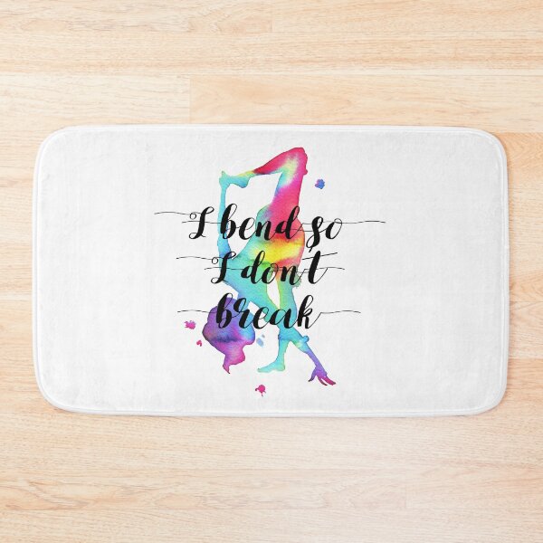 Item preview, Yoga Asana painted - I bend so I don't break designed and sold by Aurora Gritti.