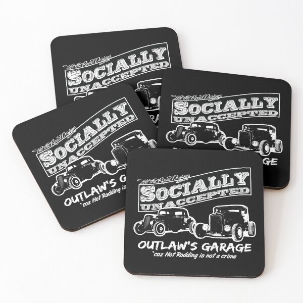 Item preview, Outlaw's Garage. Socially unaccepted Hot Rods dark bkg designed and sold by htrdesigns.