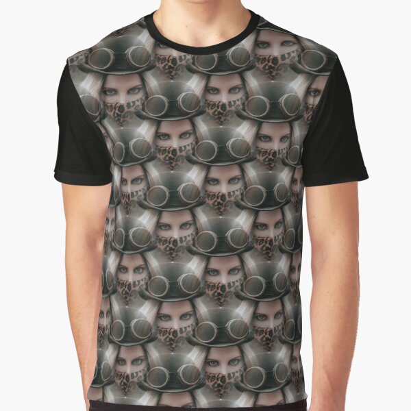 Steampunk Mask Graphic T-Shirt