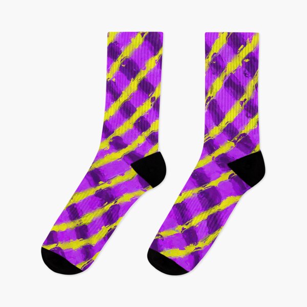 Item preview, line pattern painting abstract background in purple and yellow designed and sold by Mrvell.
