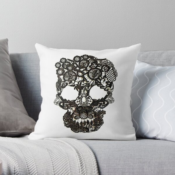 The Grim Boat-Gothic lovers Throw Pillow