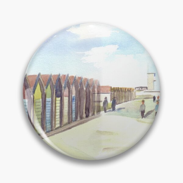 Item preview, The Beach Huts at Blyth designed and sold by artymarshy.