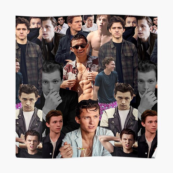 Tom Holland Collage Poster