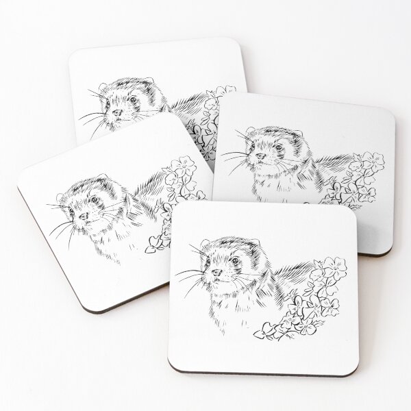 Item preview, Ferret and Aubretia designed and sold by MFIllustration.