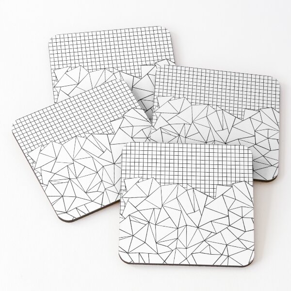 Item preview, Abstraction Grid White designed and sold by ProjectM.