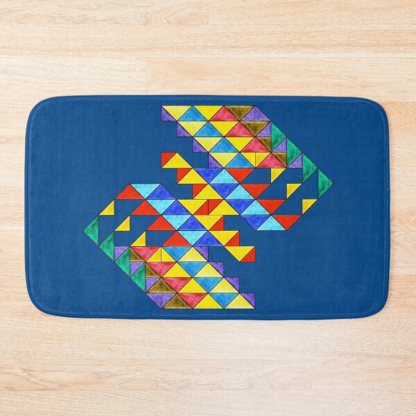 Item preview, Centrally Reflective Triangles on Deep Blue Board designed and sold by Istvan Ocztos.