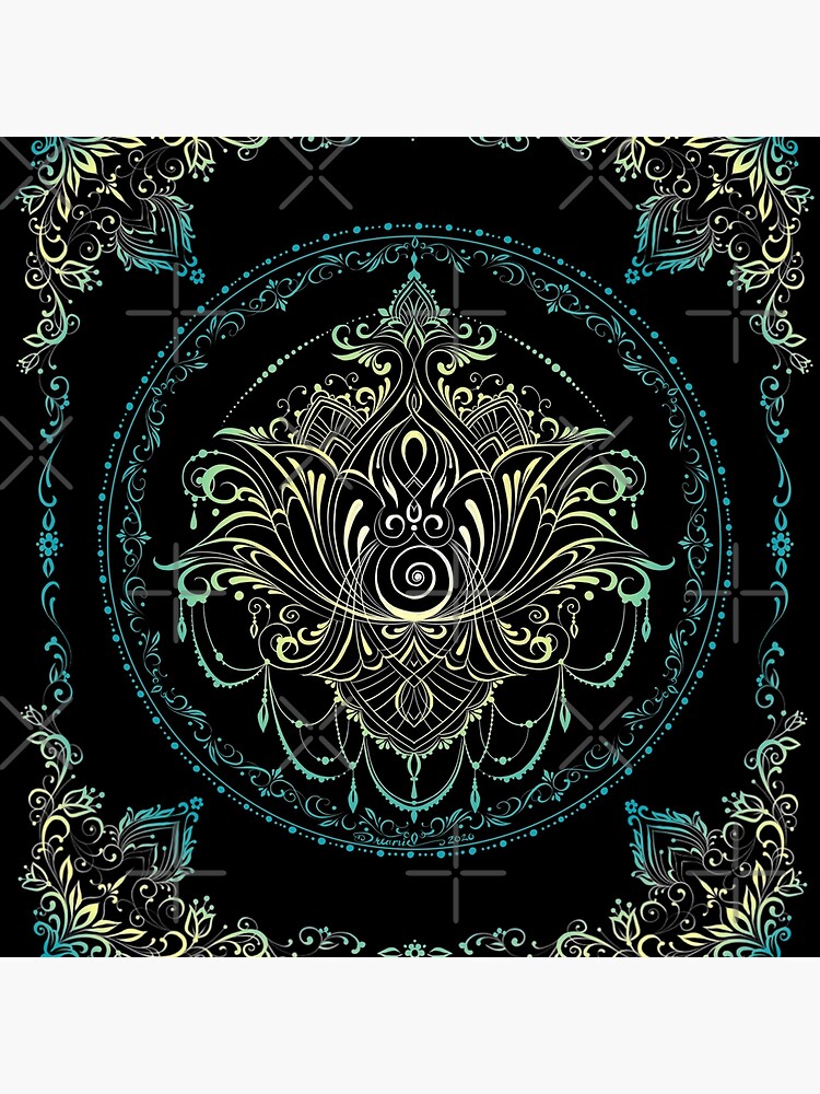 Lotus Goddess in Elvish Blue by dreamie09