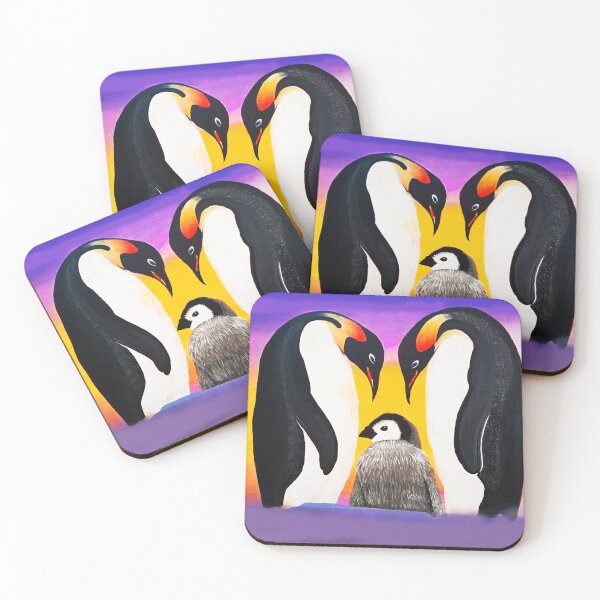 Item preview, `` love '' family Penguin emperor familly Emperor penguin designed and sold by nalyfay.