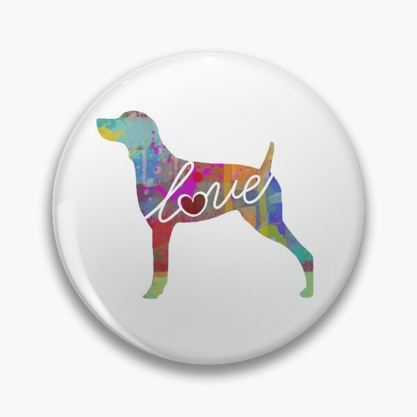 Item preview, Weimaraner Love - A Bright and Colorful Watercolor Style Gift designed and sold by traciwithani.