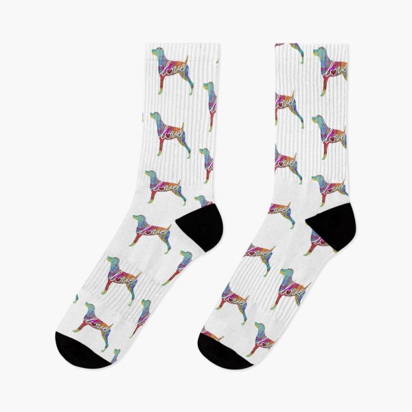 Item preview, Weimaraner Love - A Bright and Colorful Watercolor Style Gift designed and sold by traciwithani.