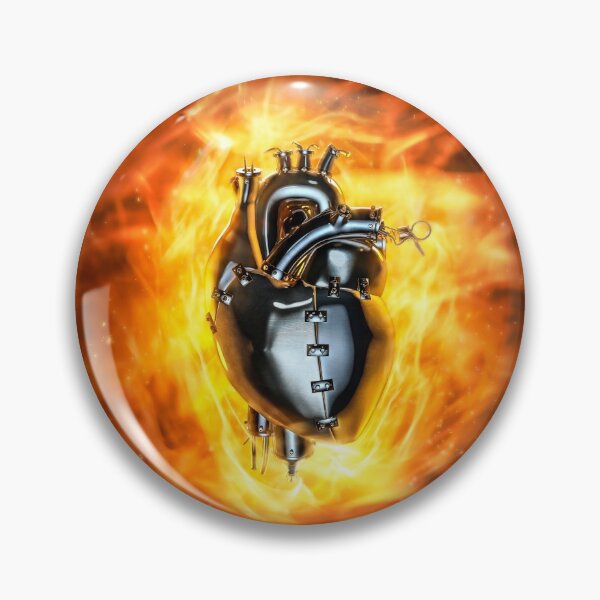 Item preview, Heavy metal heart designed and sold by GrandeDuc.