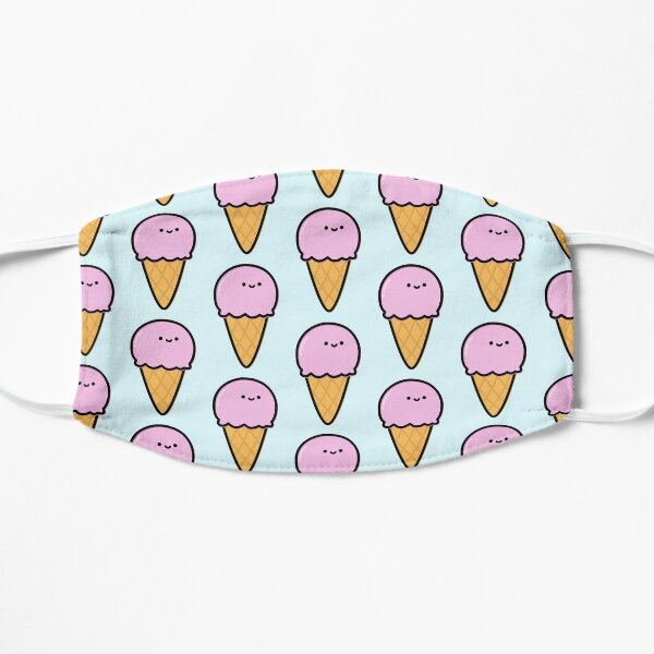 Ice Cream Face Masks Redbubble - pink ice cream cone transparent ice cream roblox logo