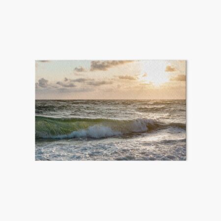 Cloth mask Sylter waves Art Board Print