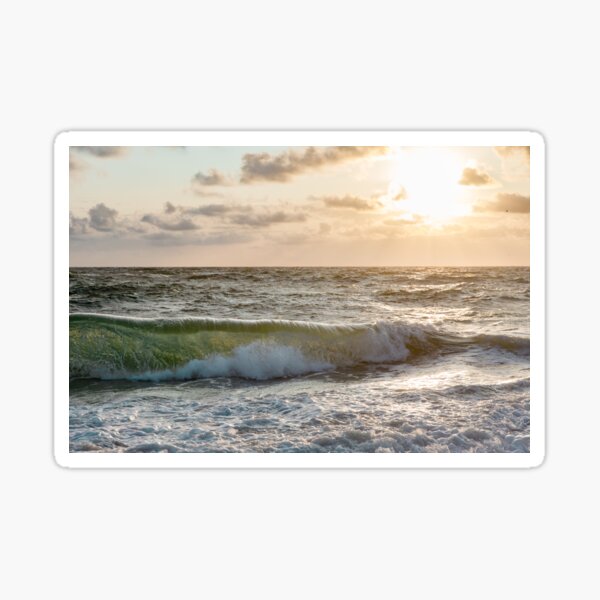 Cloth mask Sylter waves Sticker