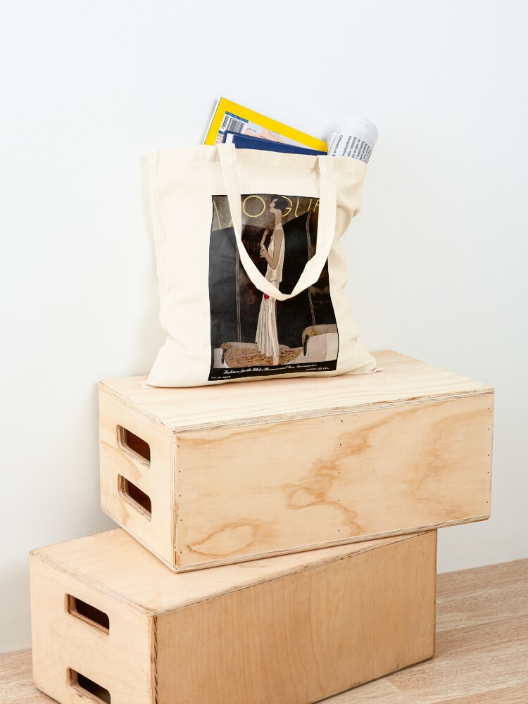 Alternate view of VOGUE : Vintage 1928 Magazine Cover Print Tote Bag