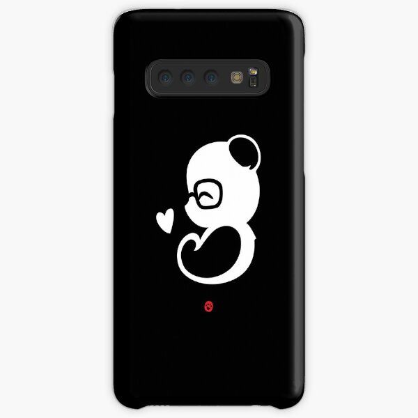 Panda Silhouette Portrait Samsung Galaxy Snap Case