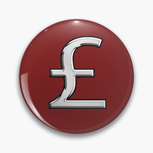 Item preview, British Pound Currency Symbol designed and sold by Garaga.