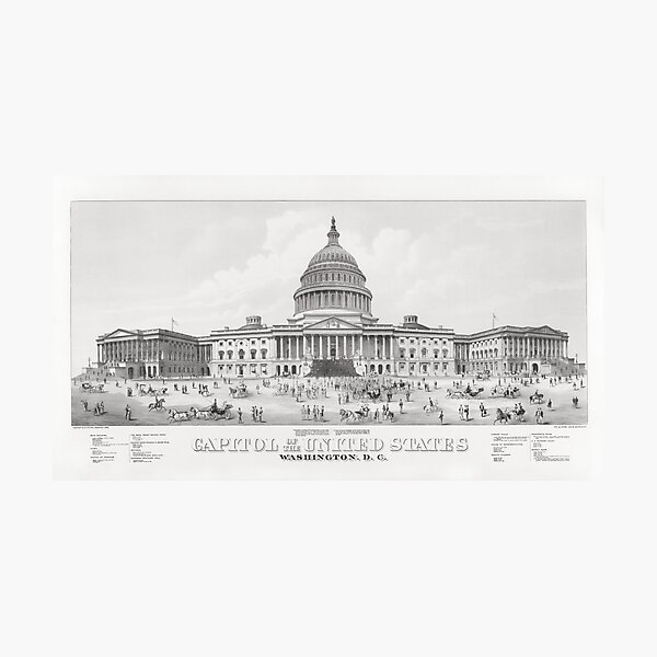 Capitol of the United States - Washington DC Photographic Print