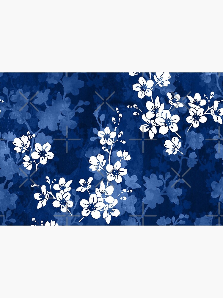 Sakura blossom in deep blue by adenaJ