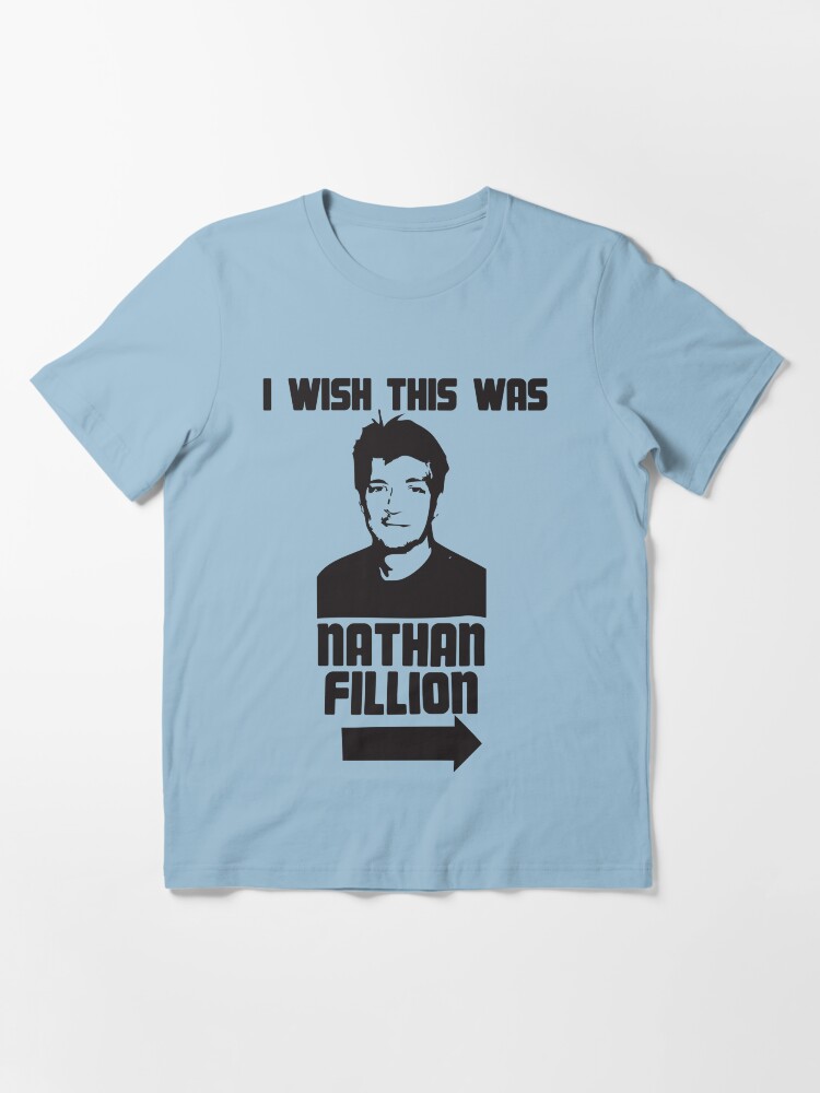Alternate view of I Wish This Was Nathan Fillion Essential T-Shirt