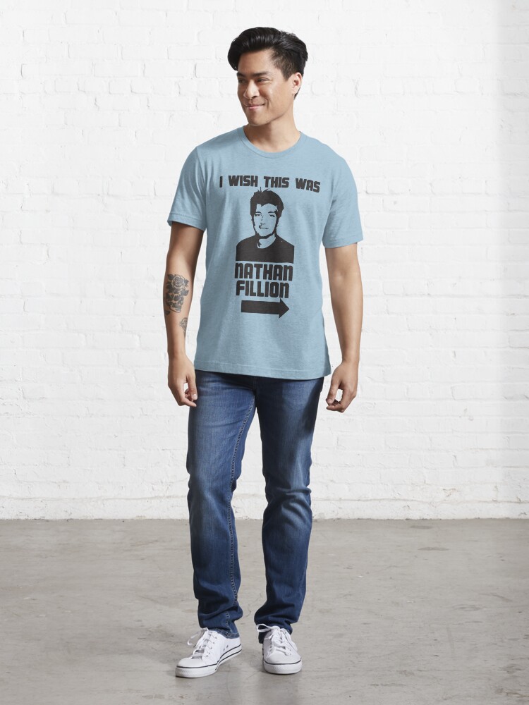 Alternate view of I Wish This Was Nathan Fillion Essential T-Shirt