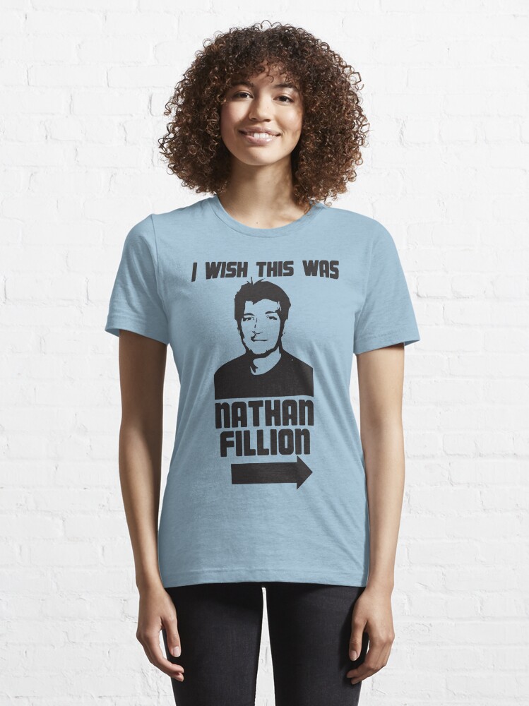 Alternate view of I Wish This Was Nathan Fillion Essential T-Shirt