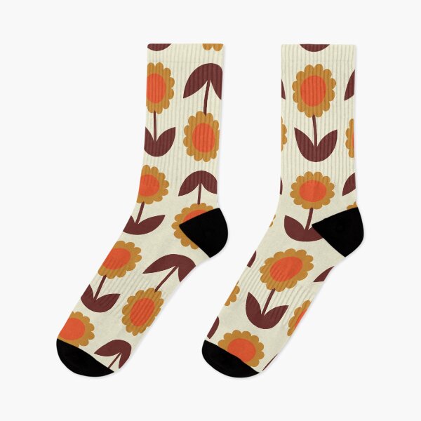 Item preview, 1970s Inspired Floral Pattern designed and sold by JuneJournal.