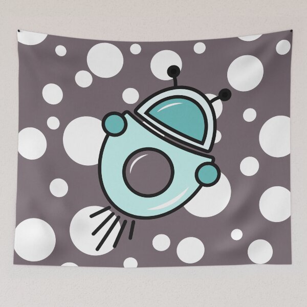 Item preview, Polka Dots and Robots designed and sold by theblueofmyeye.