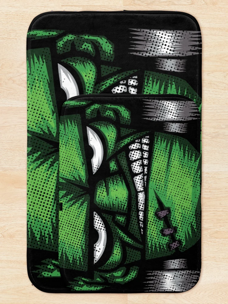 Thumbnail 5 of 6, Bath Mat,  Doctor Frankensteins Monster [Roufxis-Rb] designed and sold by RoufXis.