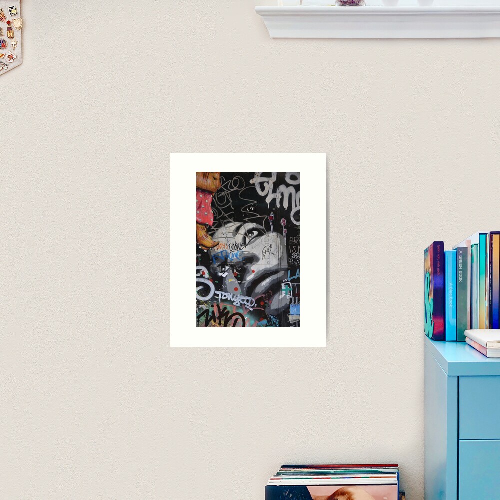 Barcelona Graffiti Art Print
