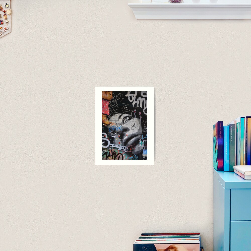 Barcelona Graffiti Art Print