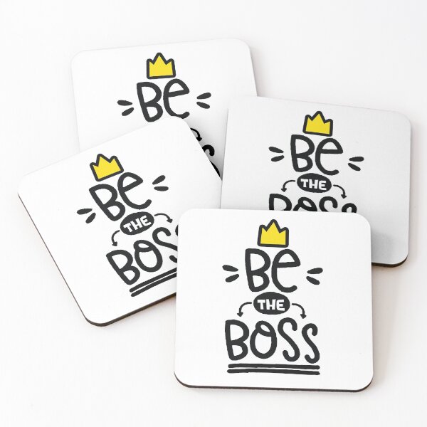 Item preview, Be the Boss - Black and yellow designed and sold by TamGustam.