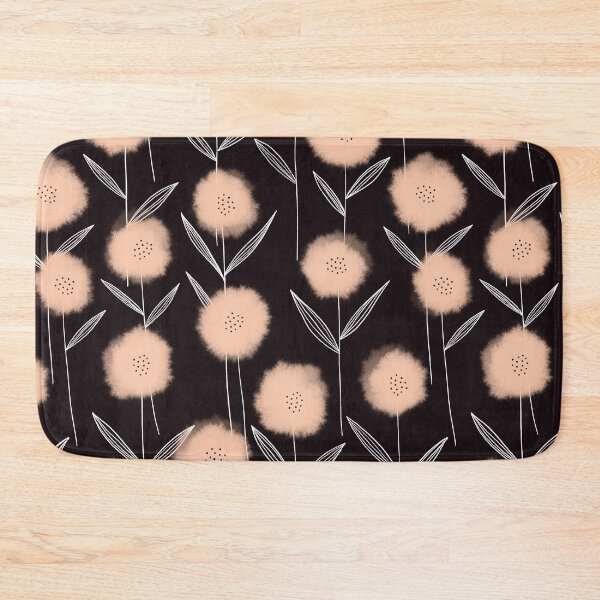 Item preview, Pink puff flower designed and sold by inkblotcreative.