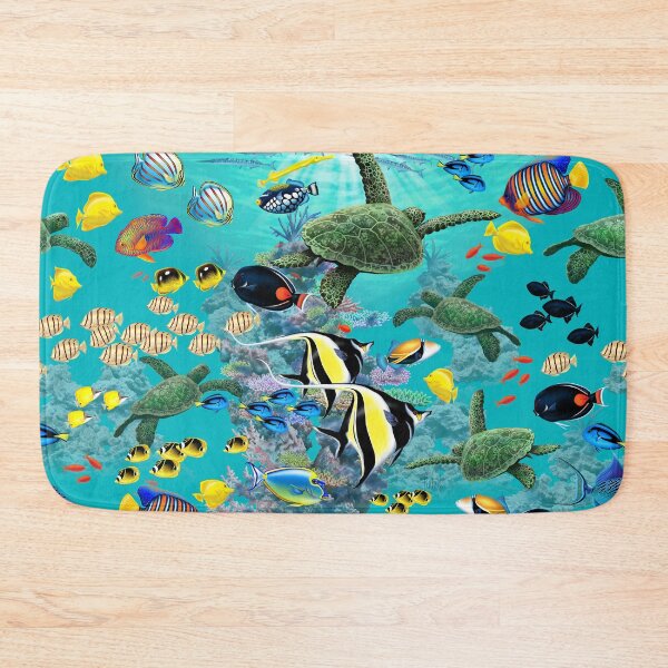 Item preview, Molokini Cove Hawaiian Tropical Fish Illustration  designed and sold by DriveIndustries.