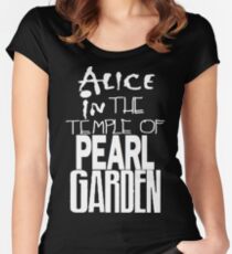 " Alice in The Temple Of Pearl Garden" Women's Fitted Scoop T-Shirt