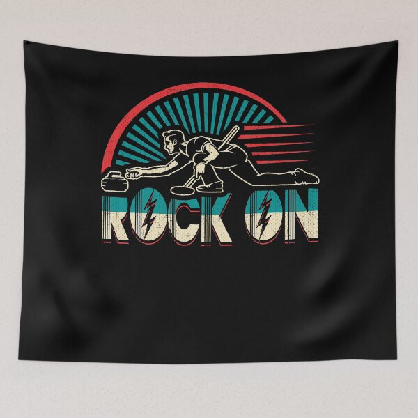 Item preview, Rock On Curling Winter Sports Design designed and sold by Njkfla.