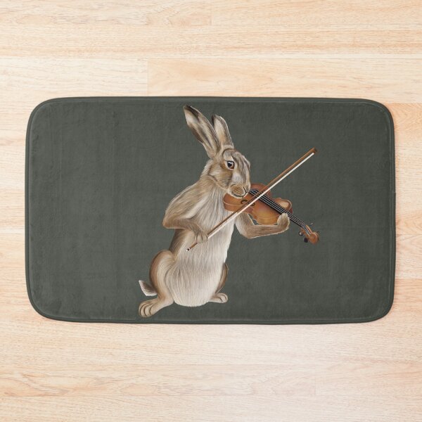 Item preview, Hare playing the fiddle - violin rabbit  designed and sold by Mehu.