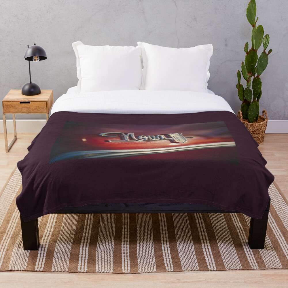 Chevy Nova 400 badge Throw Blanket