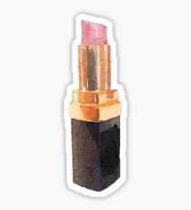 Lipstick No.1 | Watercolor Designer Pattern—Fashion/Style/Pretty/Hipster/Trendy Sticker