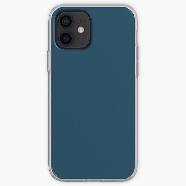 Deep Sailor Blue solid colour iPhone Soft Case