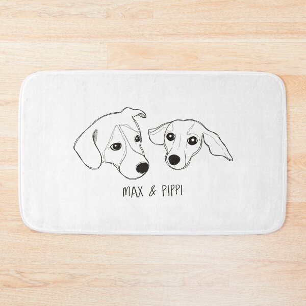 Artikelvorschau, max und pippi entworfen und verkauft von Paige Harken Design.