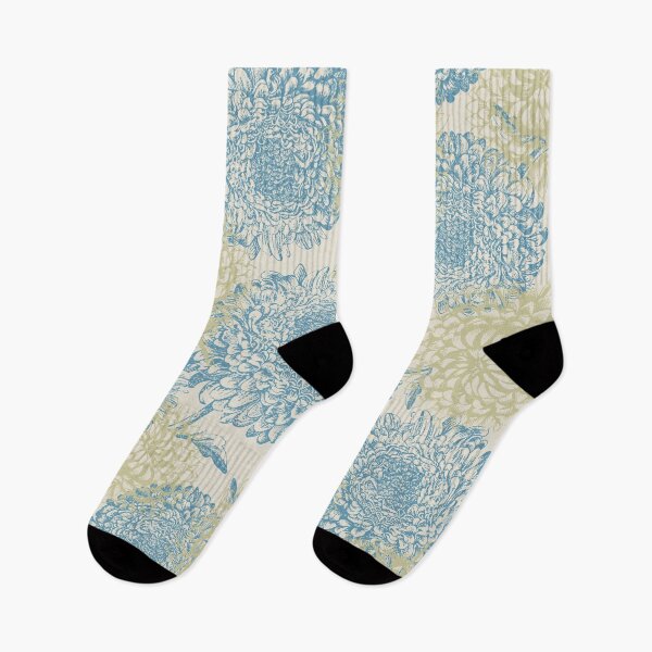 Item preview, blue and green flowers designed and sold by SylviaCook.