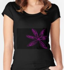 this is titled 'star gaze' Women's Fitted Scoop T-Shirt