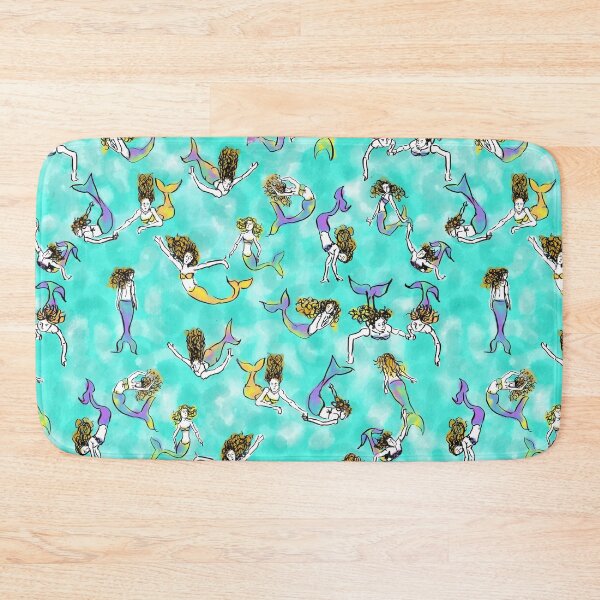 Item preview, Mermaids swimming pattern designed and sold by Katharine Harper.